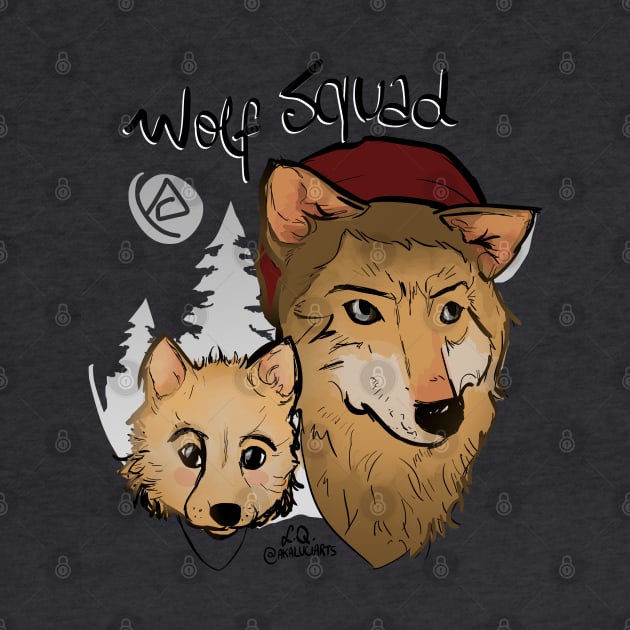 Wolf Squad by @akaluciarts